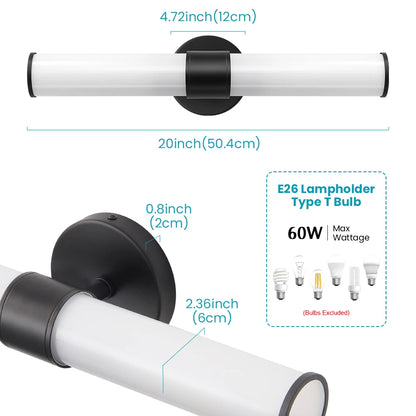 Aplique de pared tubular nórdico