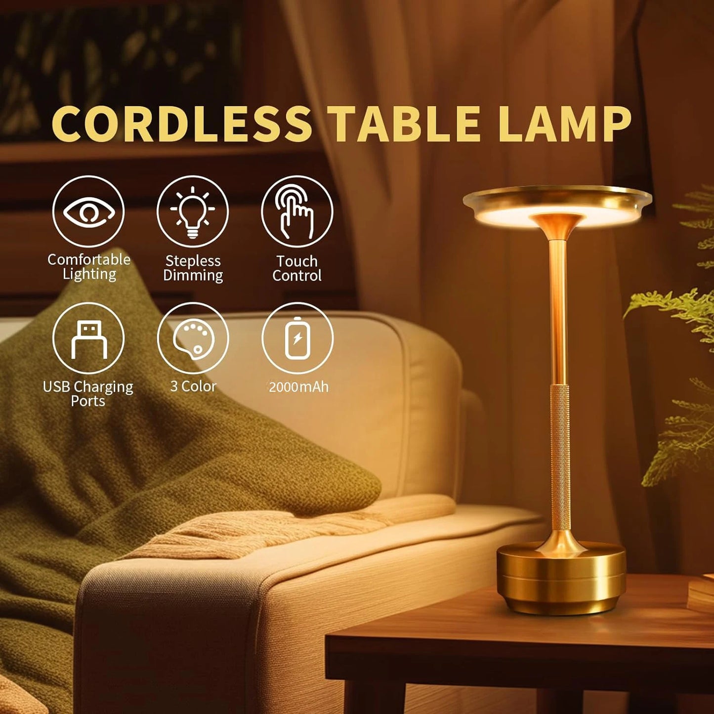 Practical Wireless Table Lamp