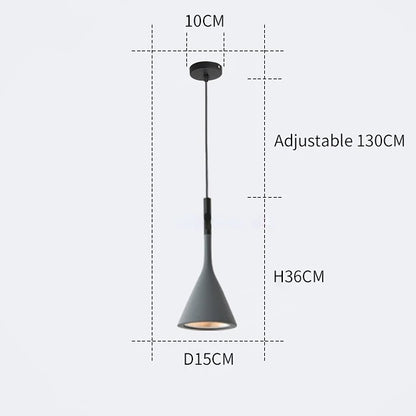 Lámpara colgante minimalista moderna