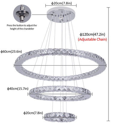 High-End Crystal Chandelier