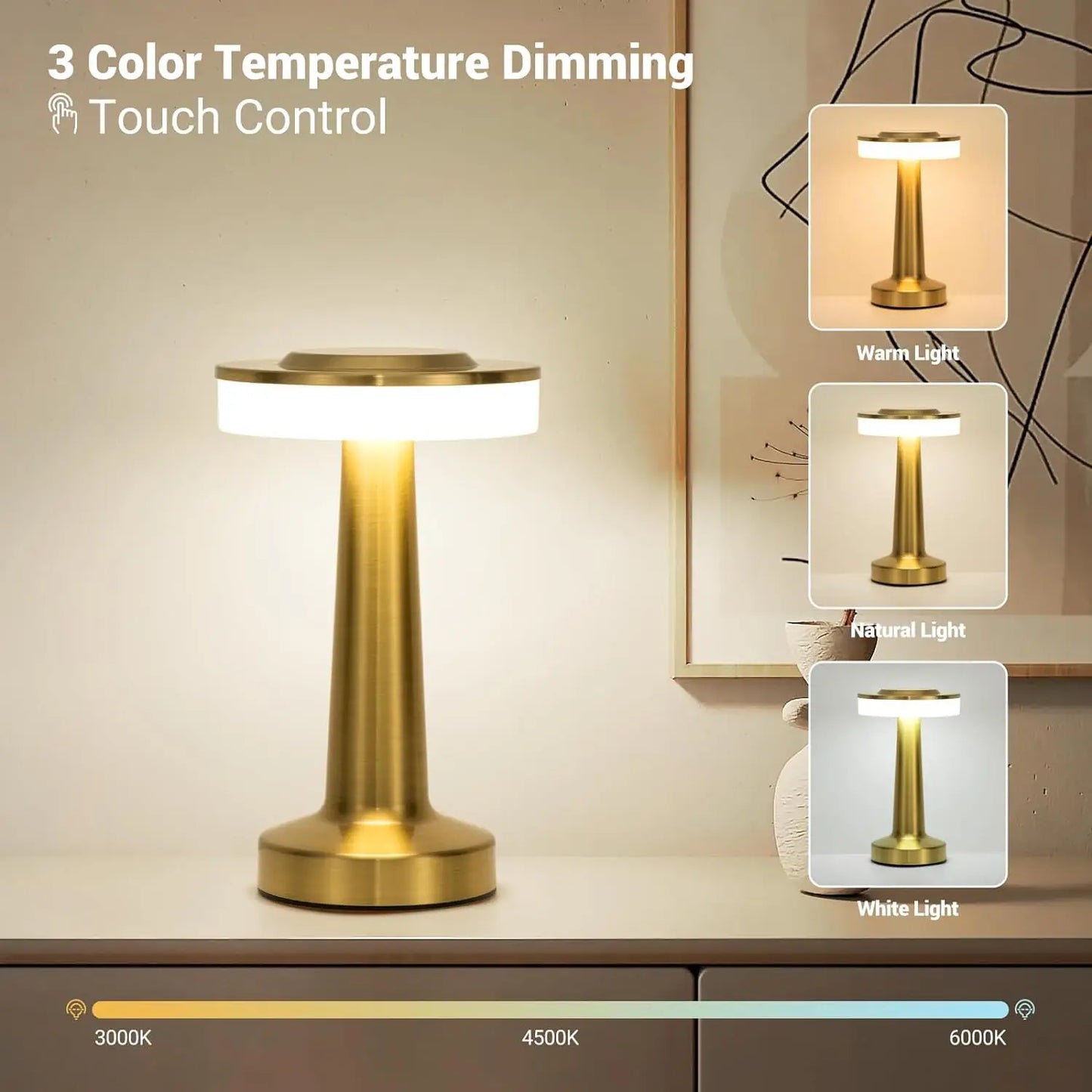 Rechargeable Trendy Table Lamp