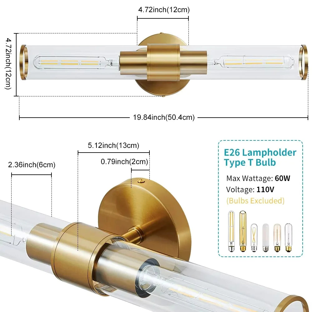 Modern Tubular Wall Sconce